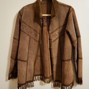 Ladies no name suede jacket.
